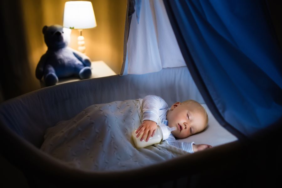 Night weaning when the baby is a sleep