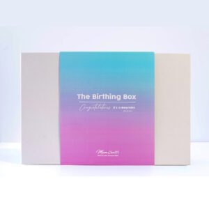 A postpartum birthing box